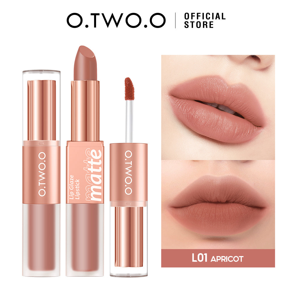 Matte & Glossy Shine 2-in-1 Lipstick & Lip Gloss