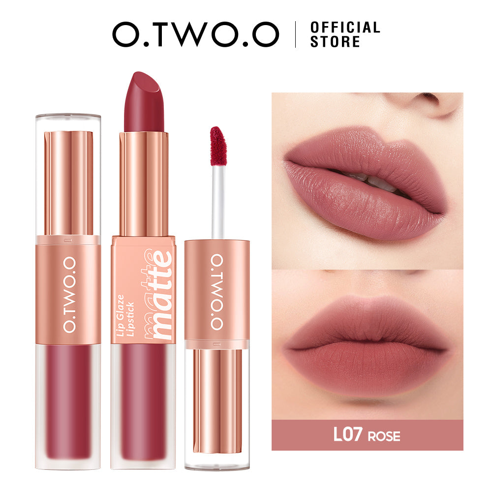 Matte & Glossy Shine 2-in-1 Lipstick & Lip Gloss