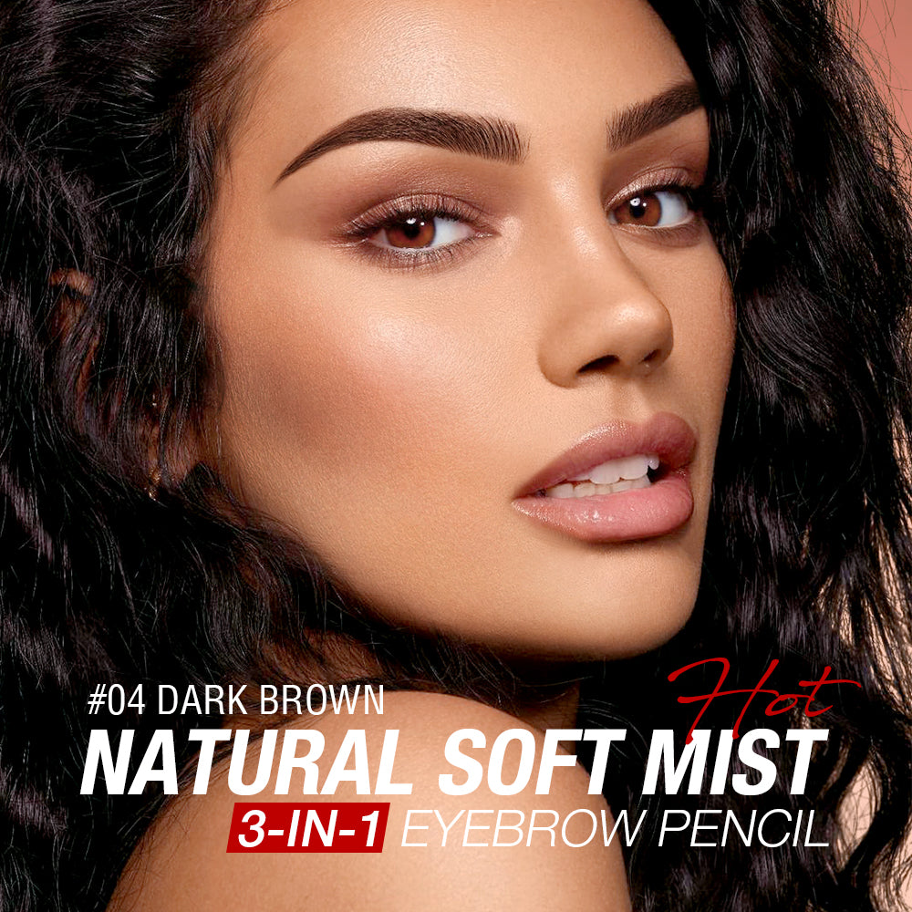 Natural Looking 3-in-1 Eyebrow Pencil