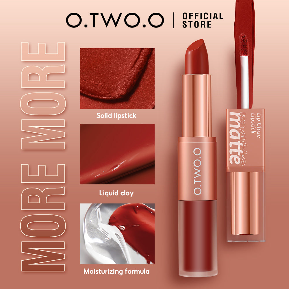 Matte & Glossy Shine 2-in-1 Lipstick & Lip Gloss