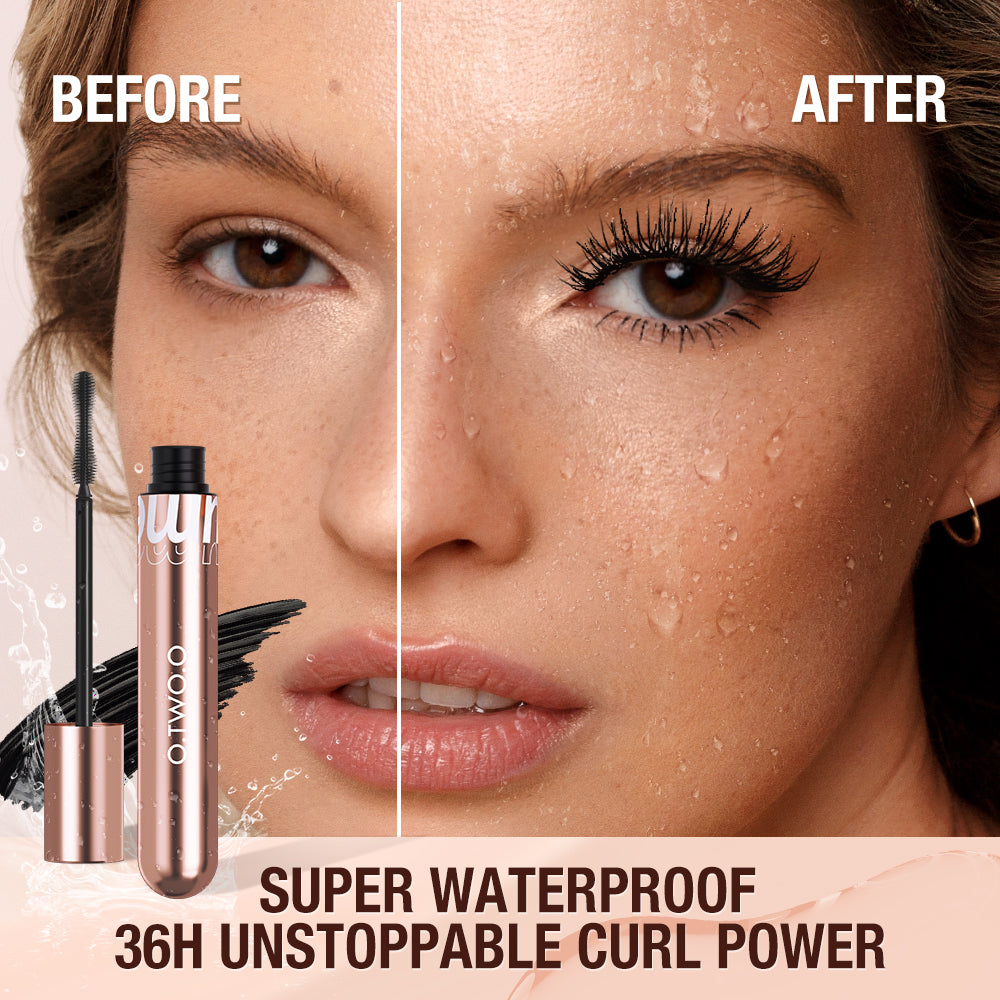 Smudge-Proof Waterproof Long-Lasting Mascara