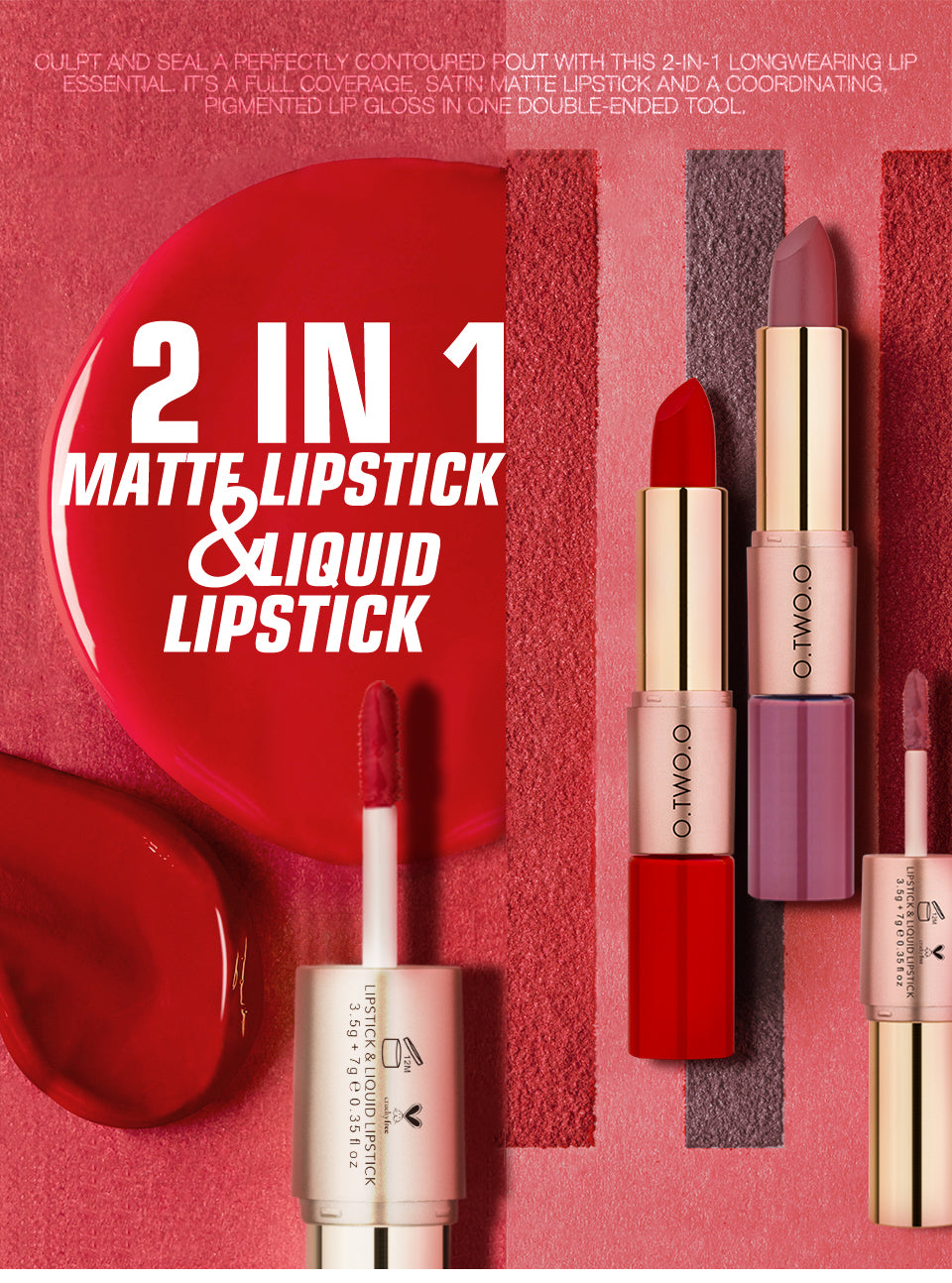Dual-Finish 2-in-1 Matte & Liquid Lipstick