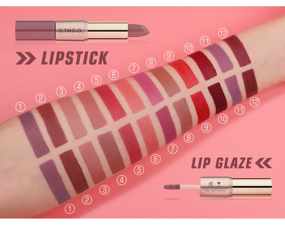 Dual-Finish 2-in-1 Matte & Liquid Lipstick