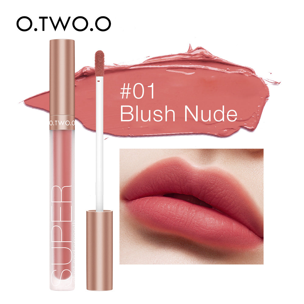 Smooth & Long-Lasting Nourishing Honey Velvet Matte Lip Glaze