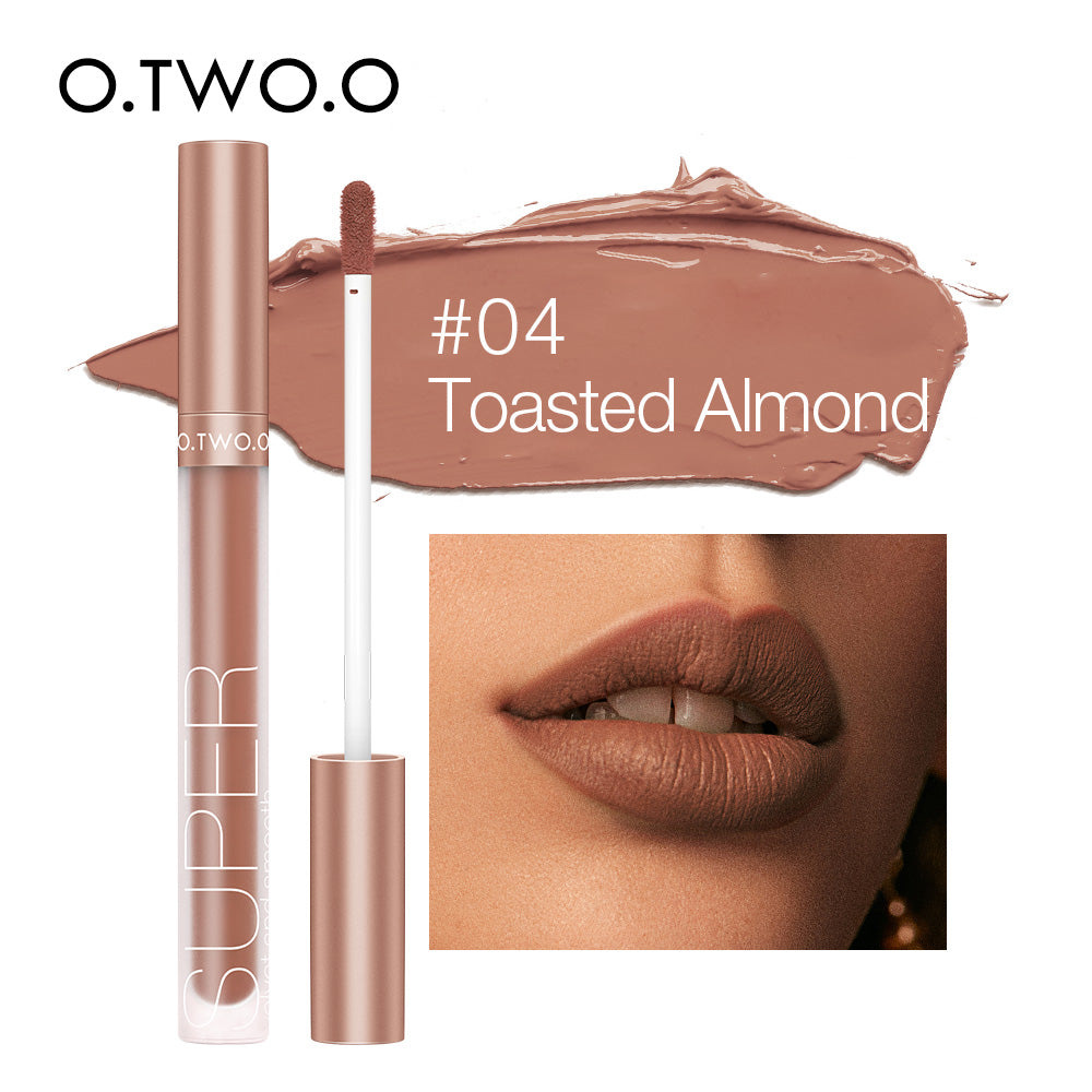 Smooth & Long-Lasting Nourishing Honey Velvet Matte Lip Glaze