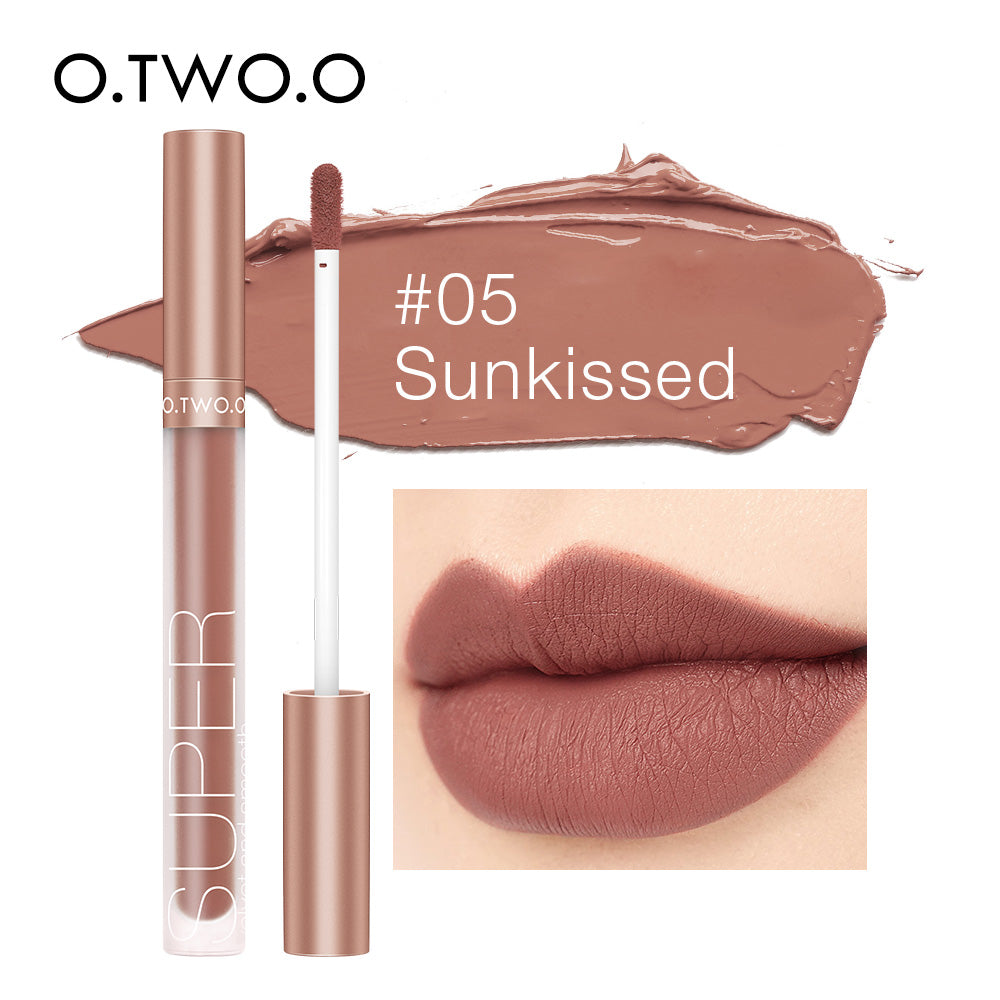Smooth & Long-Lasting Nourishing Honey Velvet Matte Lip Glaze