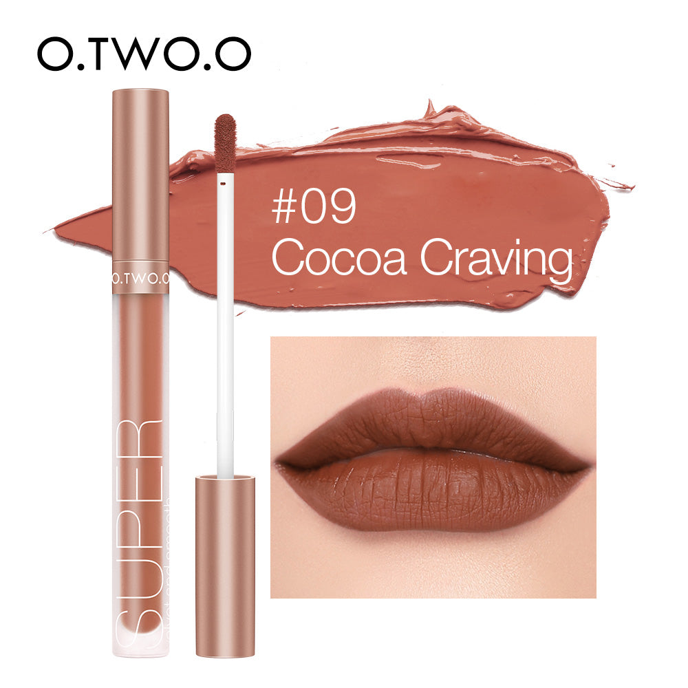 Smooth & Long-Lasting Nourishing Honey Velvet Matte Lip Glaze