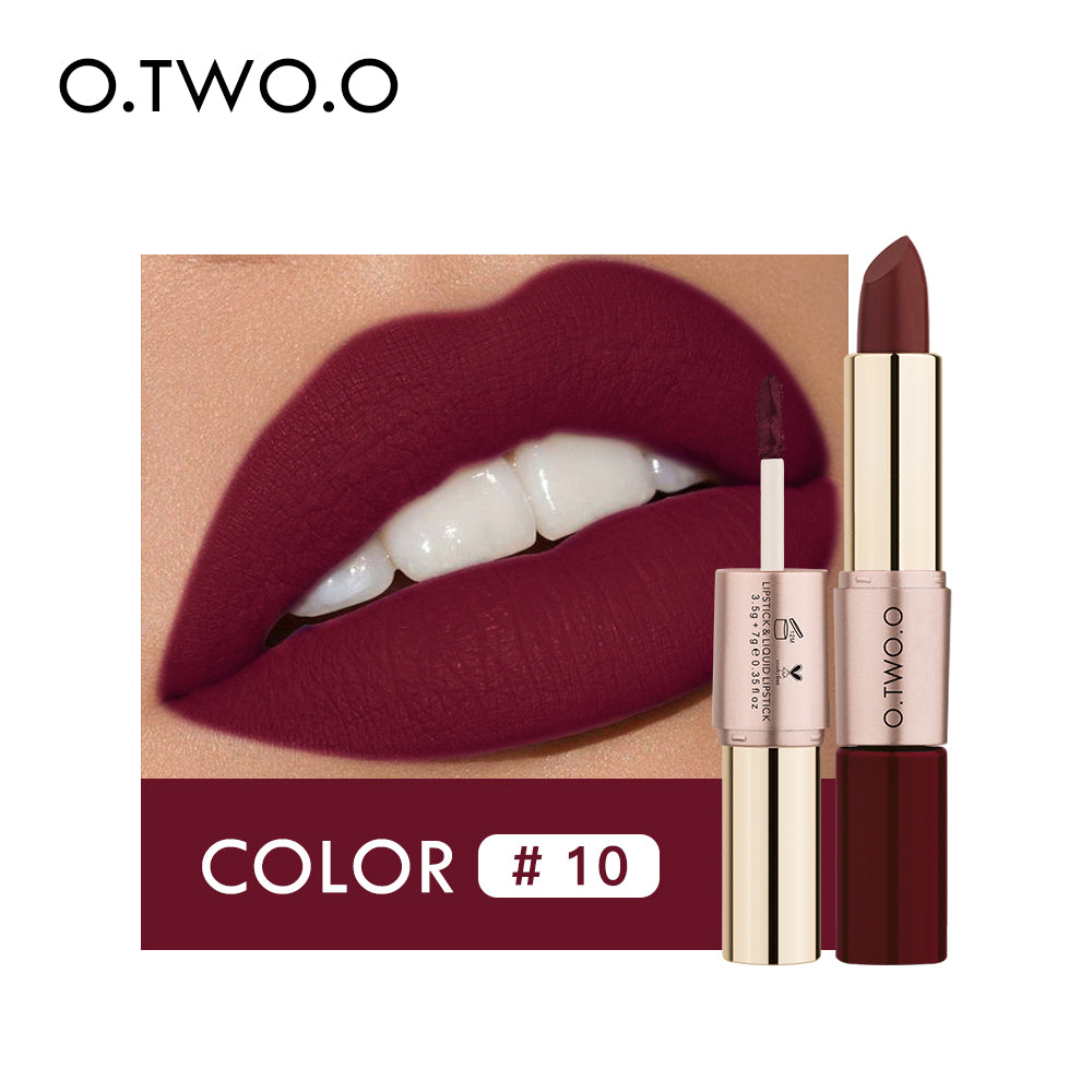 Dual-Finish 2-in-1 Matte & Liquid Lipstick