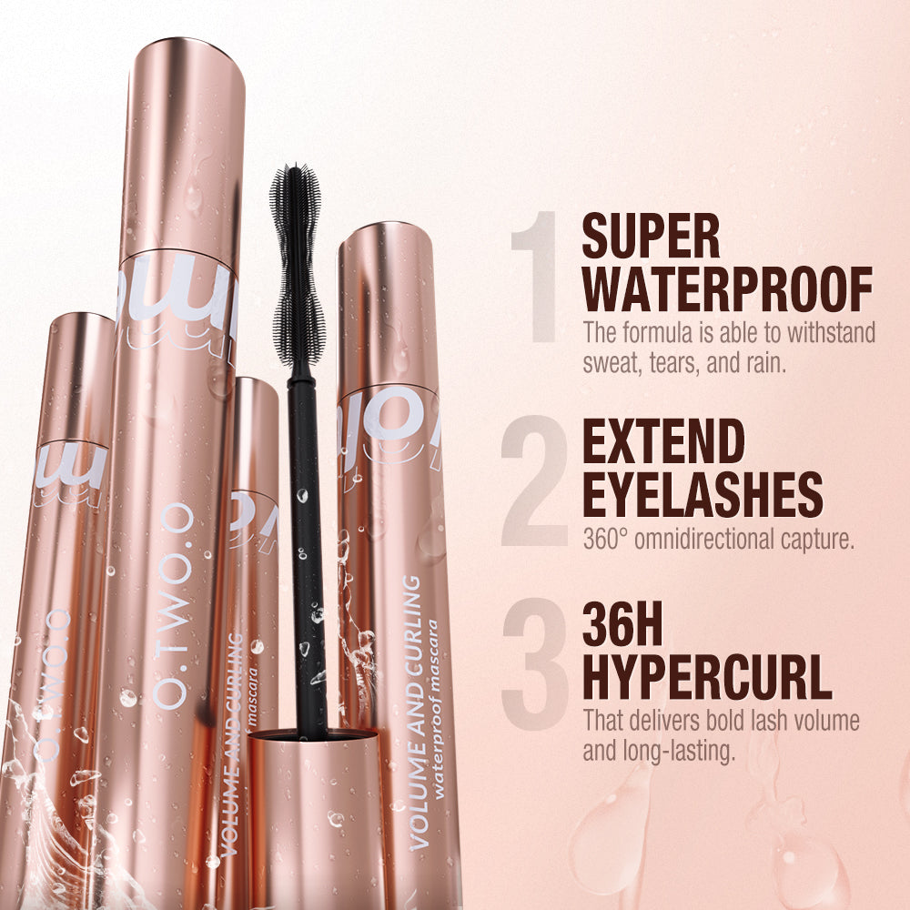 Smudge-Proof Waterproof Long-Lasting Mascara