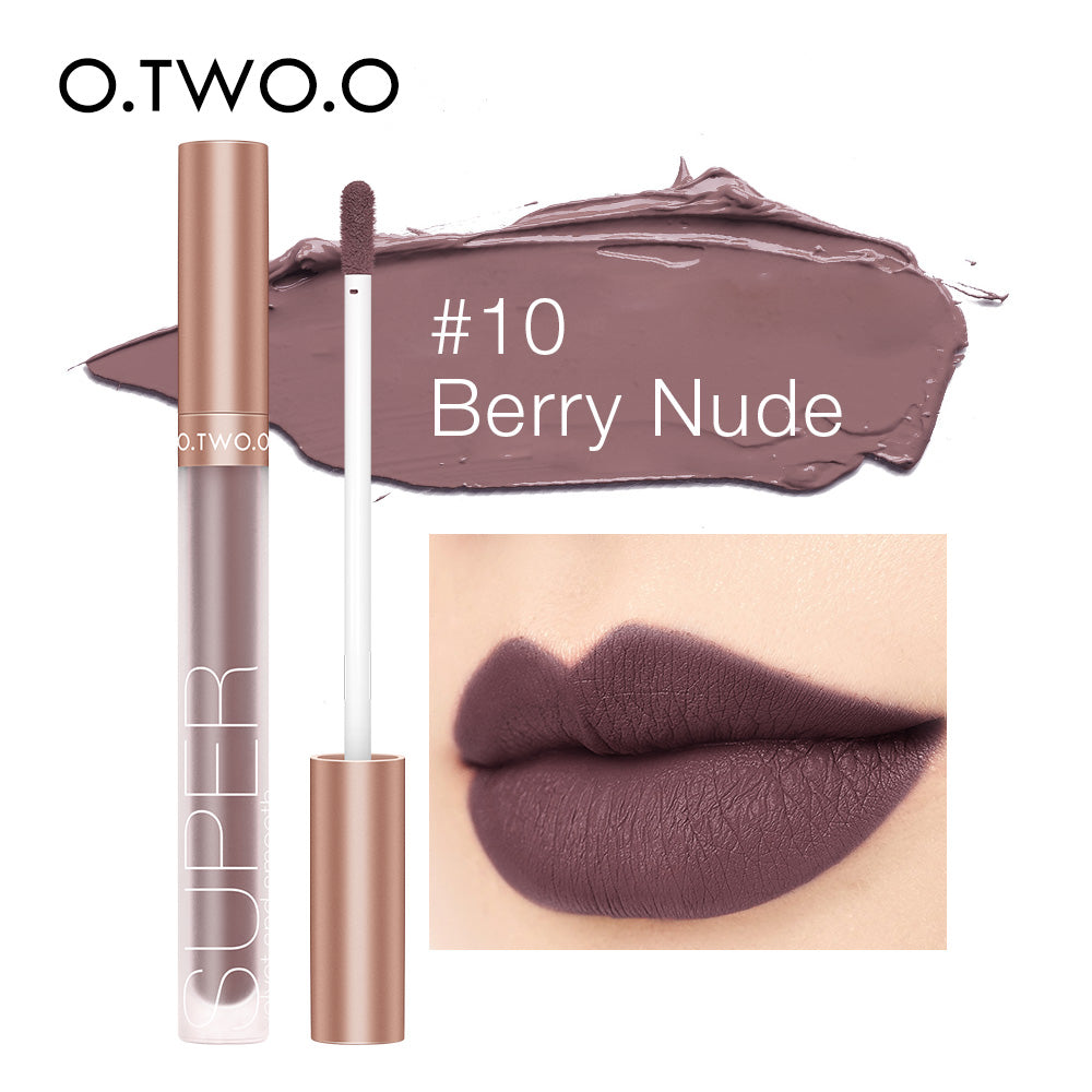 Smooth & Long-Lasting Nourishing Honey Velvet Matte Lip Glaze