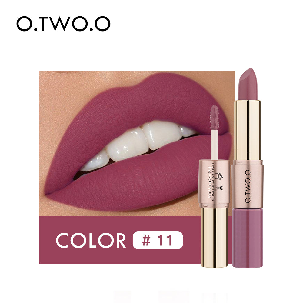 Dual-Finish 2-in-1 Matte & Liquid Lipstick