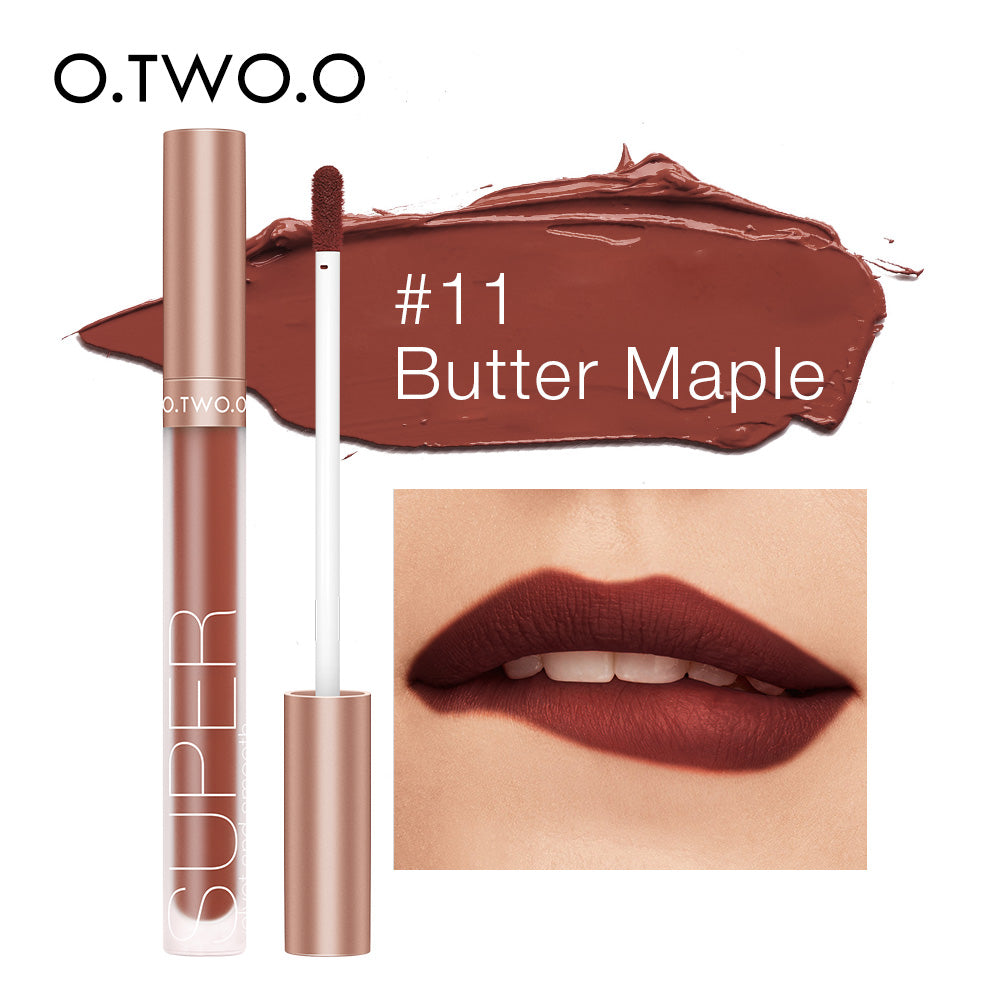 Smooth & Long-Lasting Nourishing Honey Velvet Matte Lip Glaze