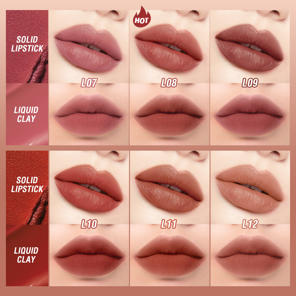 Matte & Glossy Shine 2-in-1 Lipstick & Lip Gloss