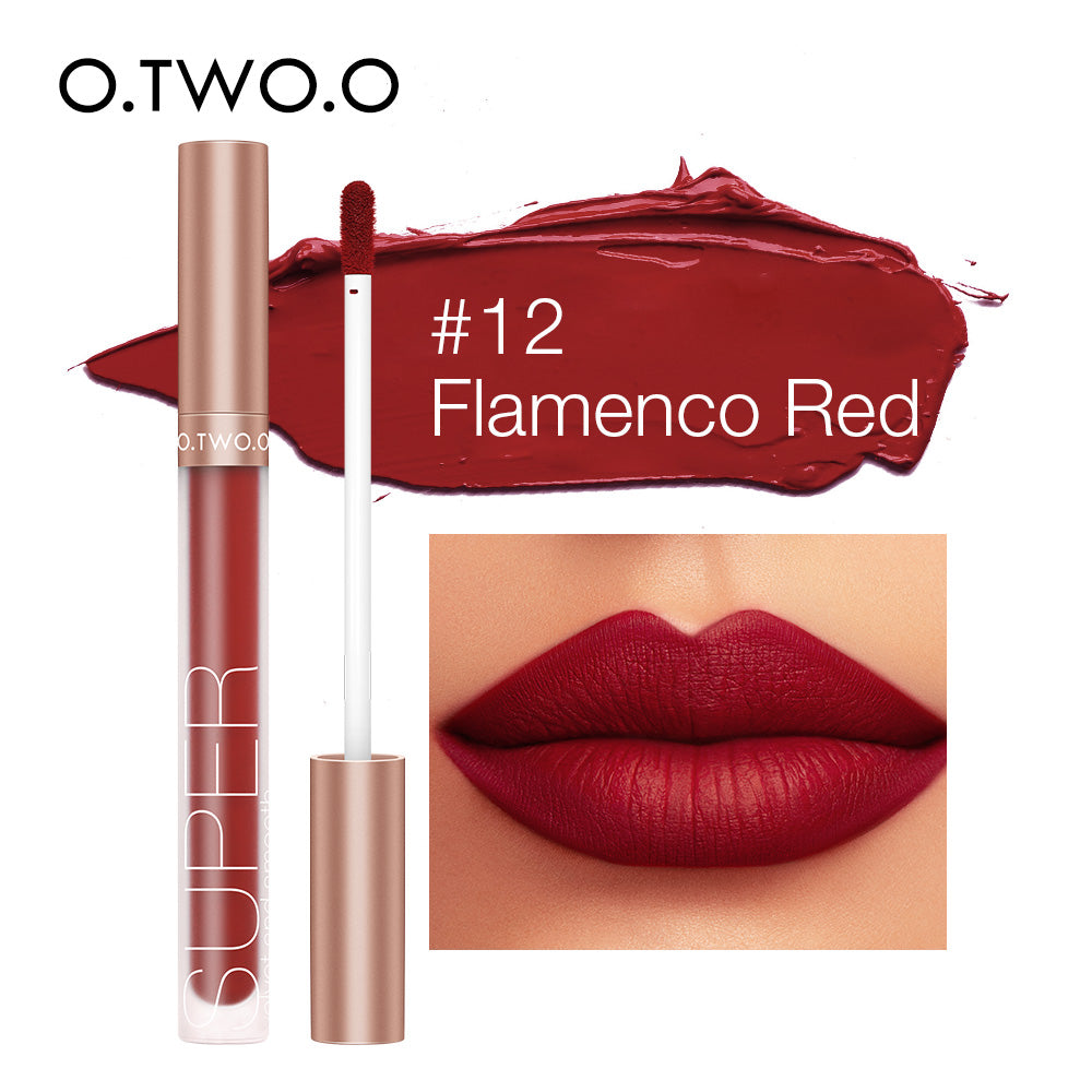 Smooth & Long-Lasting Nourishing Honey Velvet Matte Lip Glaze