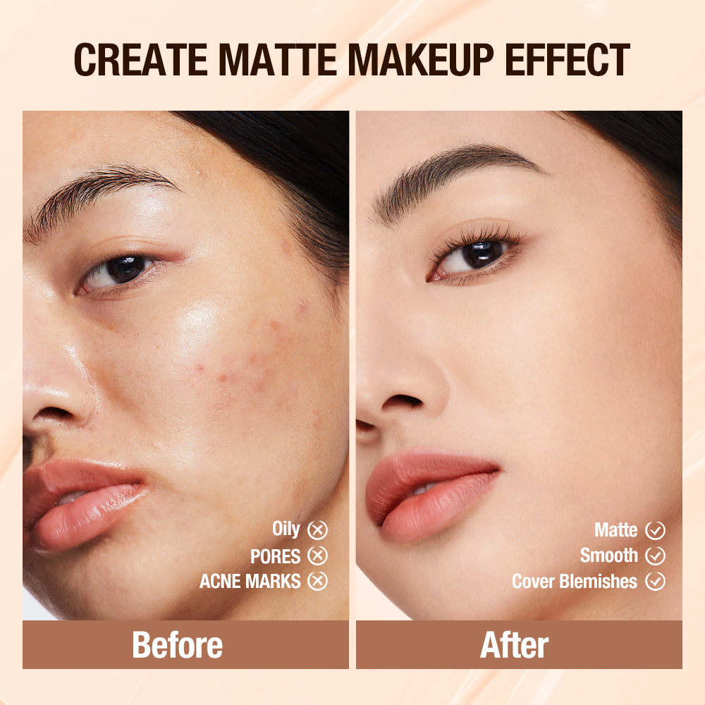 Natural Matte Finish Transfer-Proof Soft Mist Locking Foundation