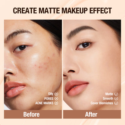 Natural Matte Finish Transfer-Proof Soft Mist Locking Foundation