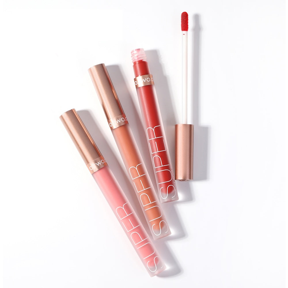 Smooth & Long-Lasting Nourishing Honey Velvet Matte Lip Glaze