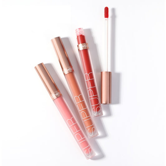 Smooth & Long-Lasting Nourishing Honey Velvet Matte Lip Glaze