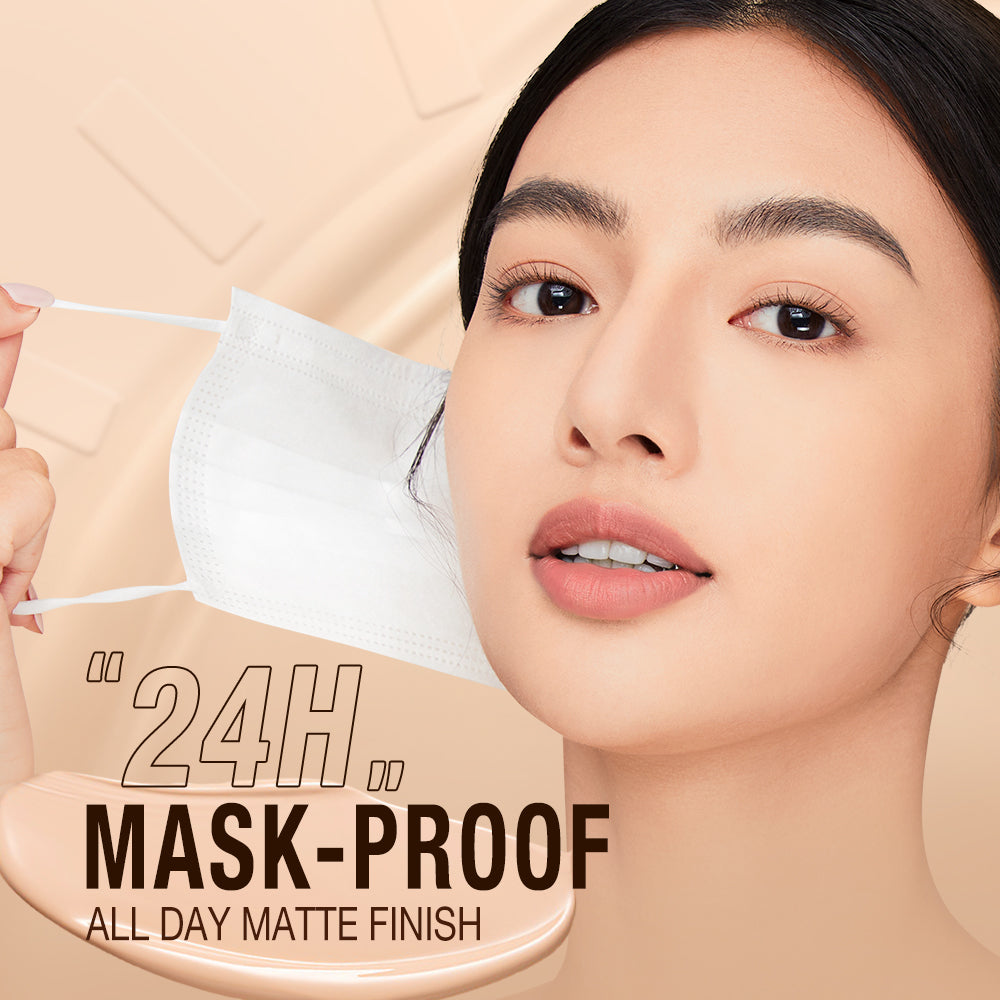 Natural Matte Finish Transfer-Proof Soft Mist Locking Foundation