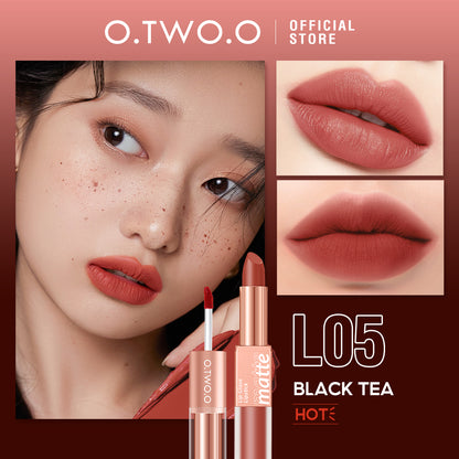 Matte & Glossy Shine 2-in-1 Lipstick & Lip Gloss