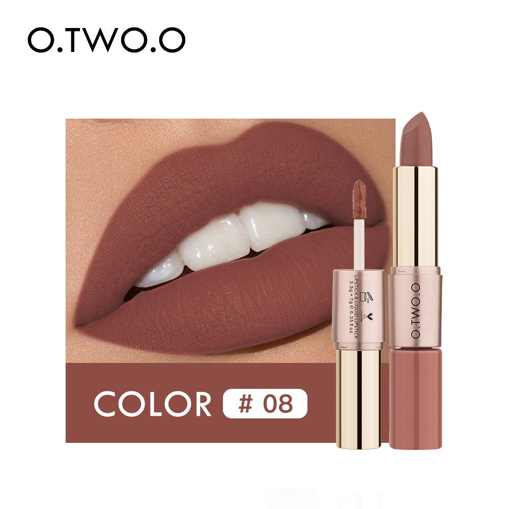 Dual-Finish 2-in-1 Matte & Liquid Lipstick