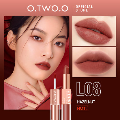 Matte & Glossy Shine 2-in-1 Lipstick & Lip Gloss