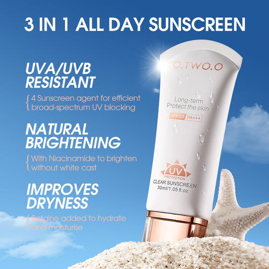 Clear Sunscreen UV Protection